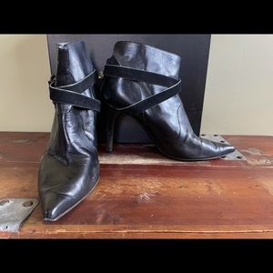 Sonia Rykiel Black Ankle Boots, 41